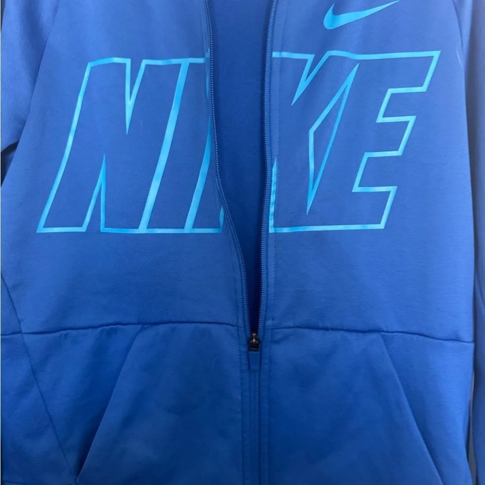 Nike Kids Blue Full-Zip Hoodie
